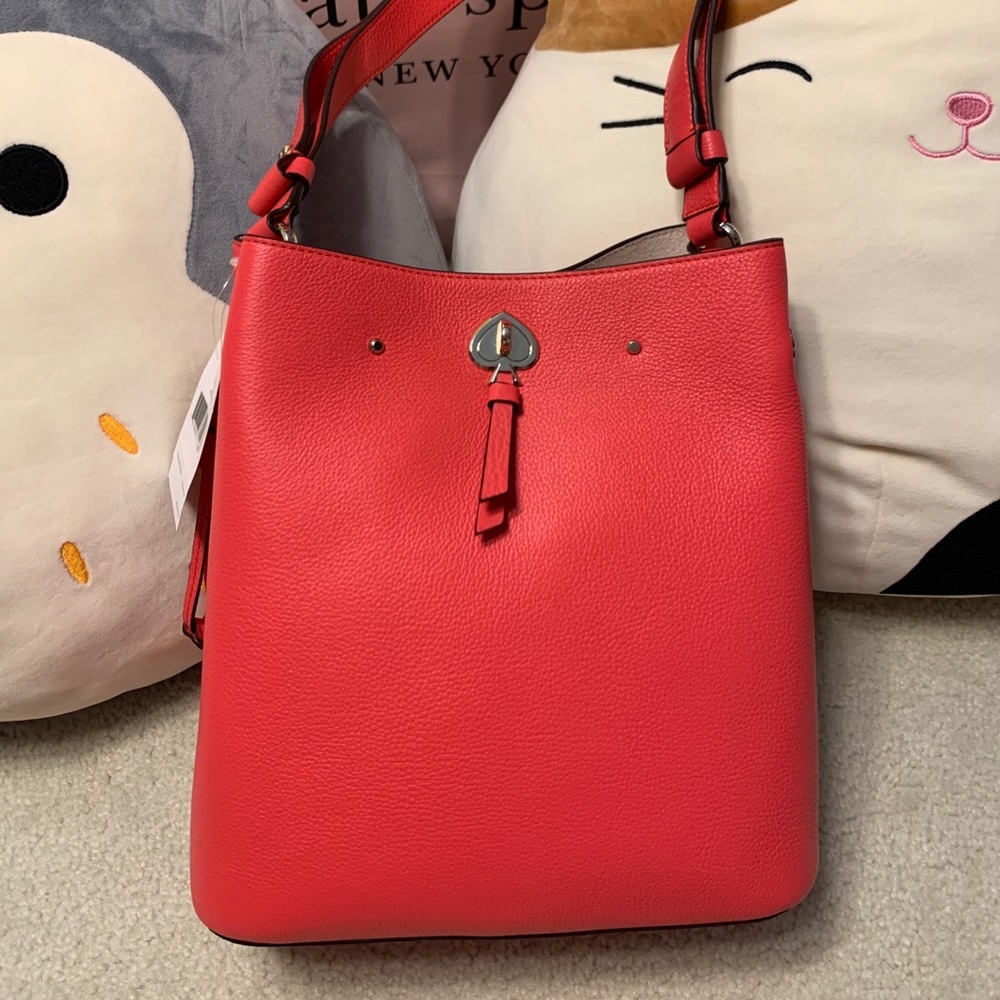 Kate Spade Marti Large Bucket Pebbled Leather tote
